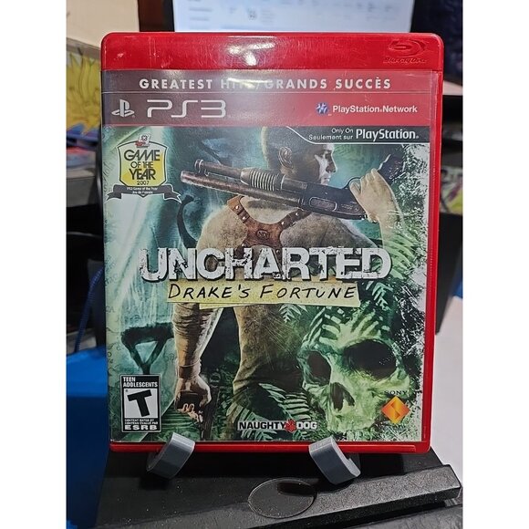Uncharted Drake's Fortune PS3 PlayStation 3 Greatest Hits - Complete CIB - Picture 1 of 4
